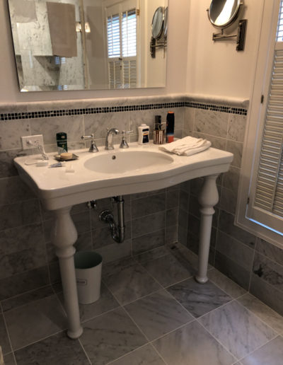 bathroom remodel with vanity sink