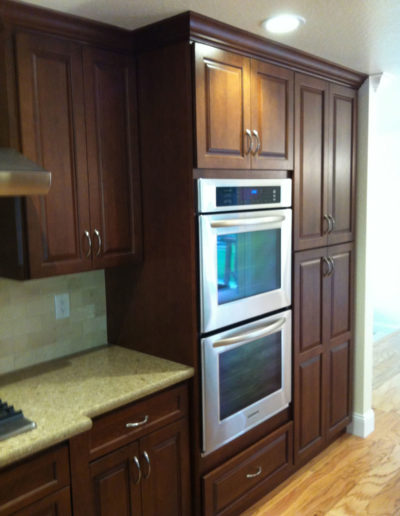 kitchen remodel with double oven