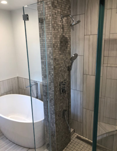 shower and bath remodel